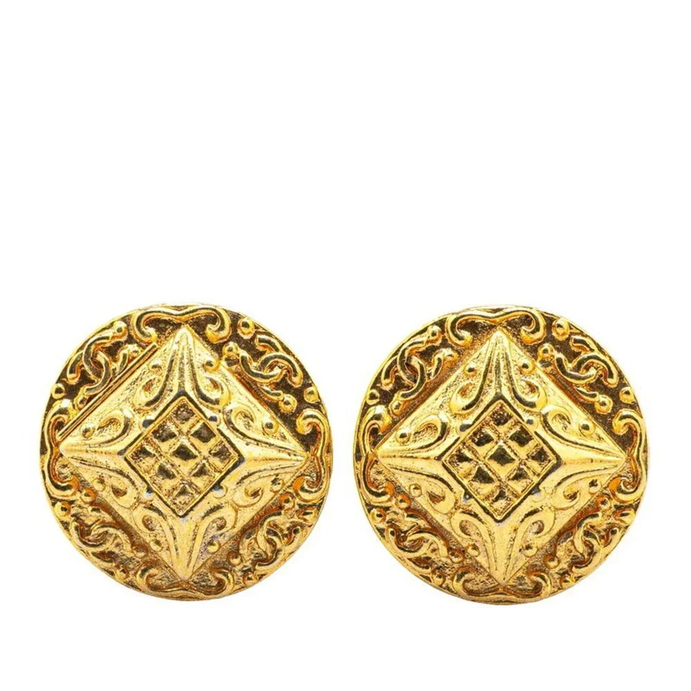 CHANEL Gold Earrings